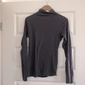 Velvet slate/neutral purple turtle neck.